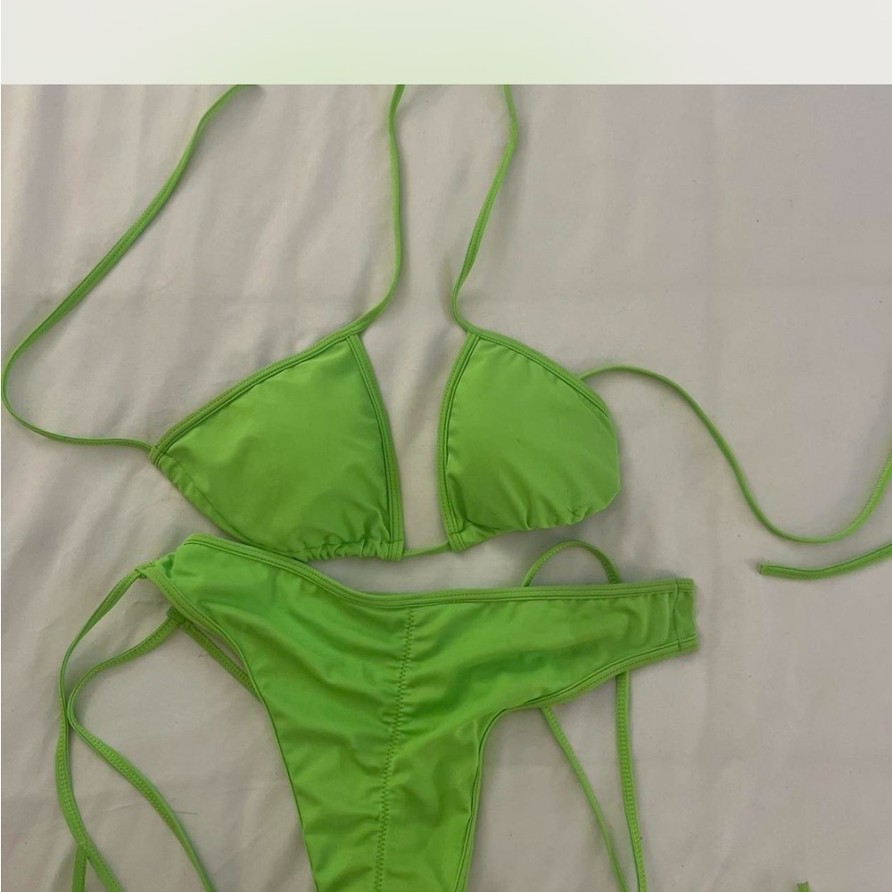 Vibrant Green Bikini Set